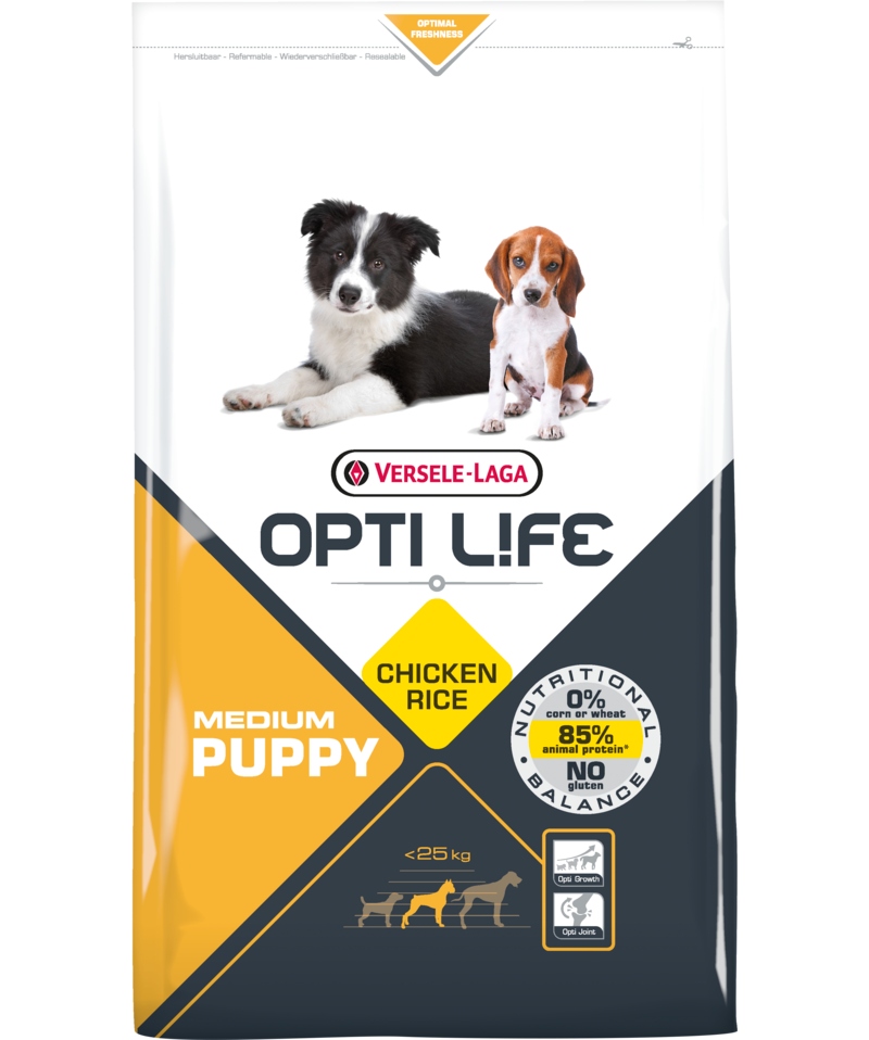 Levně Versele Laga Opti Life Puppy Medium 12,5 Kg