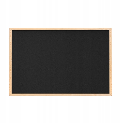 

Tablica korkowa czarny kolor korka 90x60 pinezki