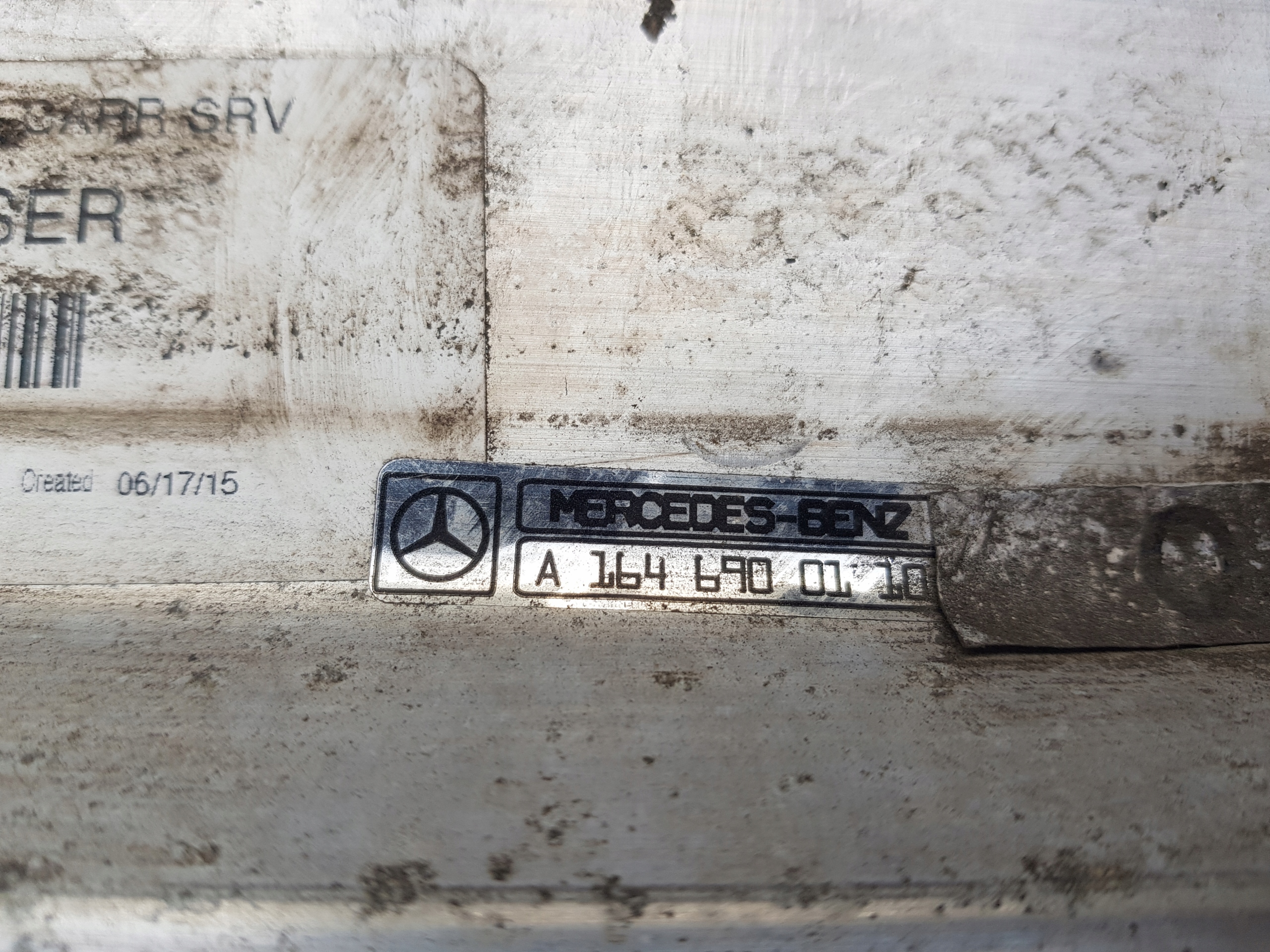 left threshold MERCEDES GL X164 cap moulding STOPIEN