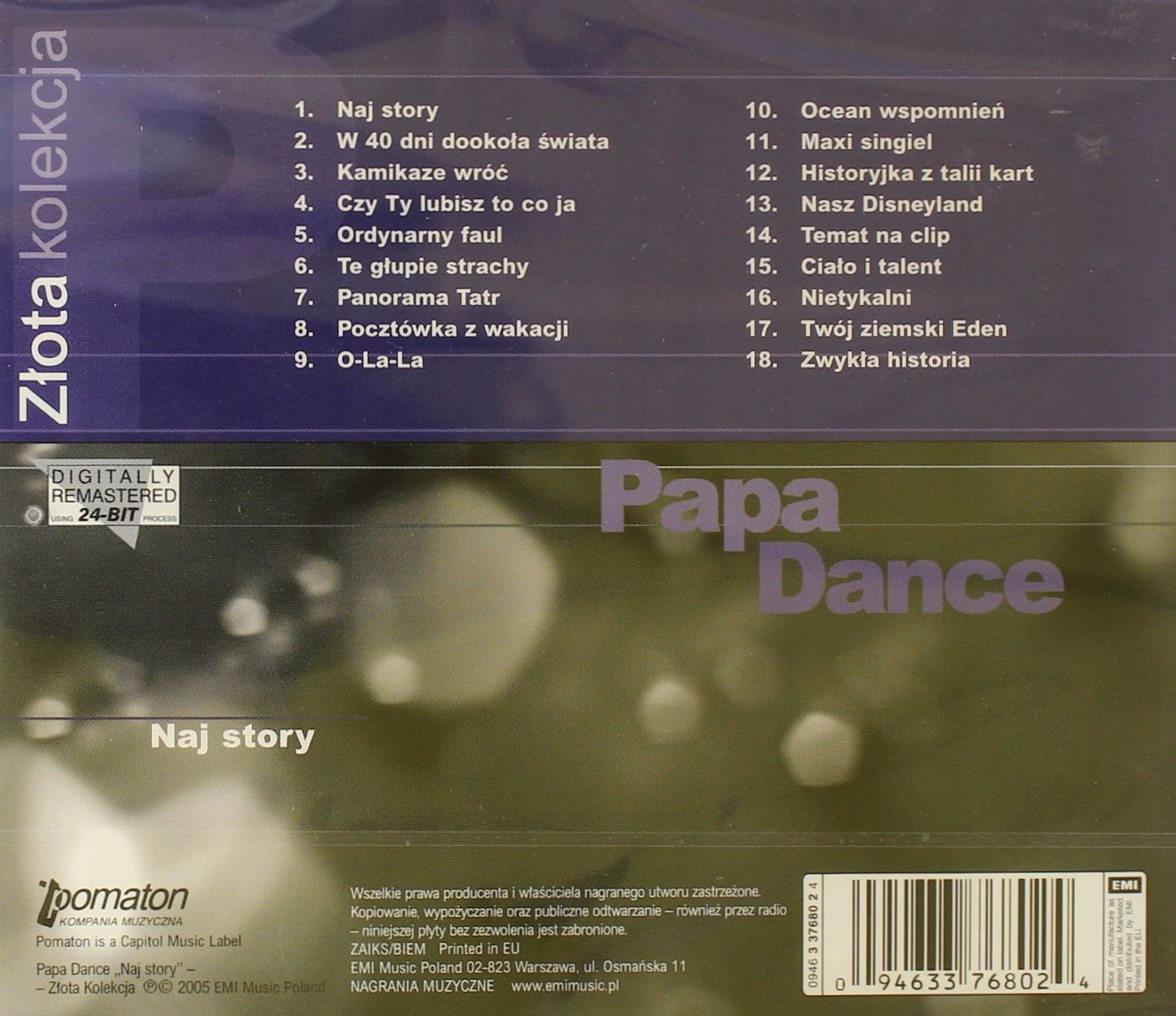PAPA DANCE: ZŁOTA KOLEKCJA (CD) Rok wydania 2005