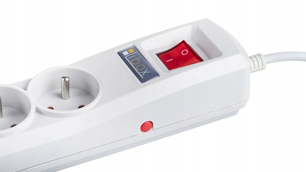 Listwa przeciwprzepięciowa 3m 5x230 bezpiecznik HQ Model LBR5-3