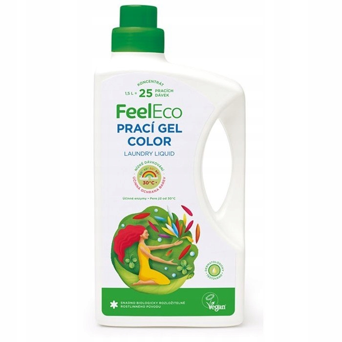 Levně Feel Eco Color prací Gel 1,5 l