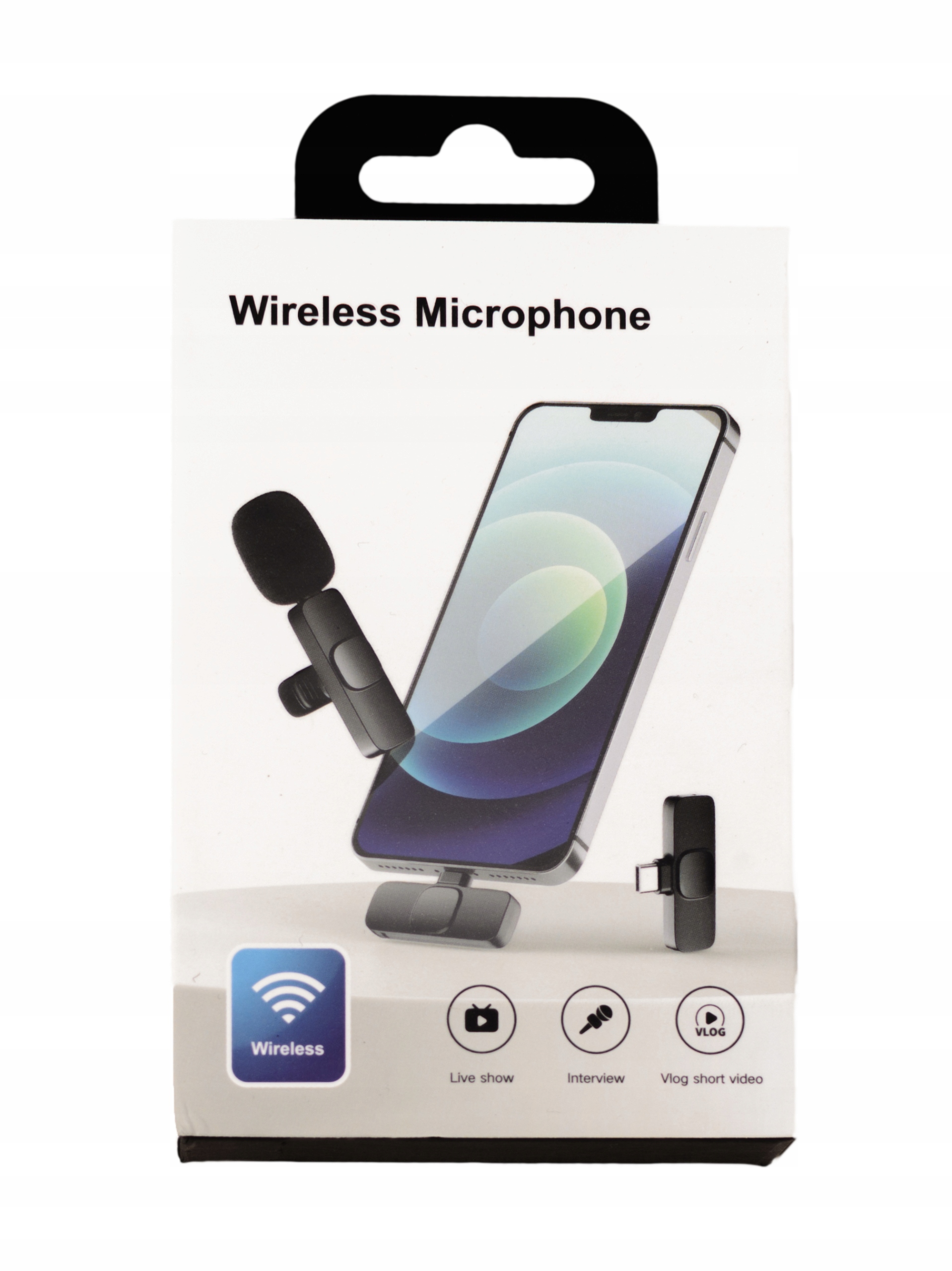 

Bezprzewodowy Mikrofon Krawatowy Przypinany Usb-c