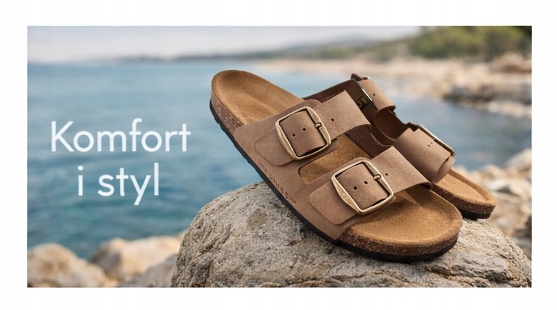 Nazouváky z měkkého nubuku s profilovanou korkovou vložkou 37