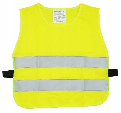 

Kamizelka Ostrzegawcza Odblaskowa Dziecięca Żółta