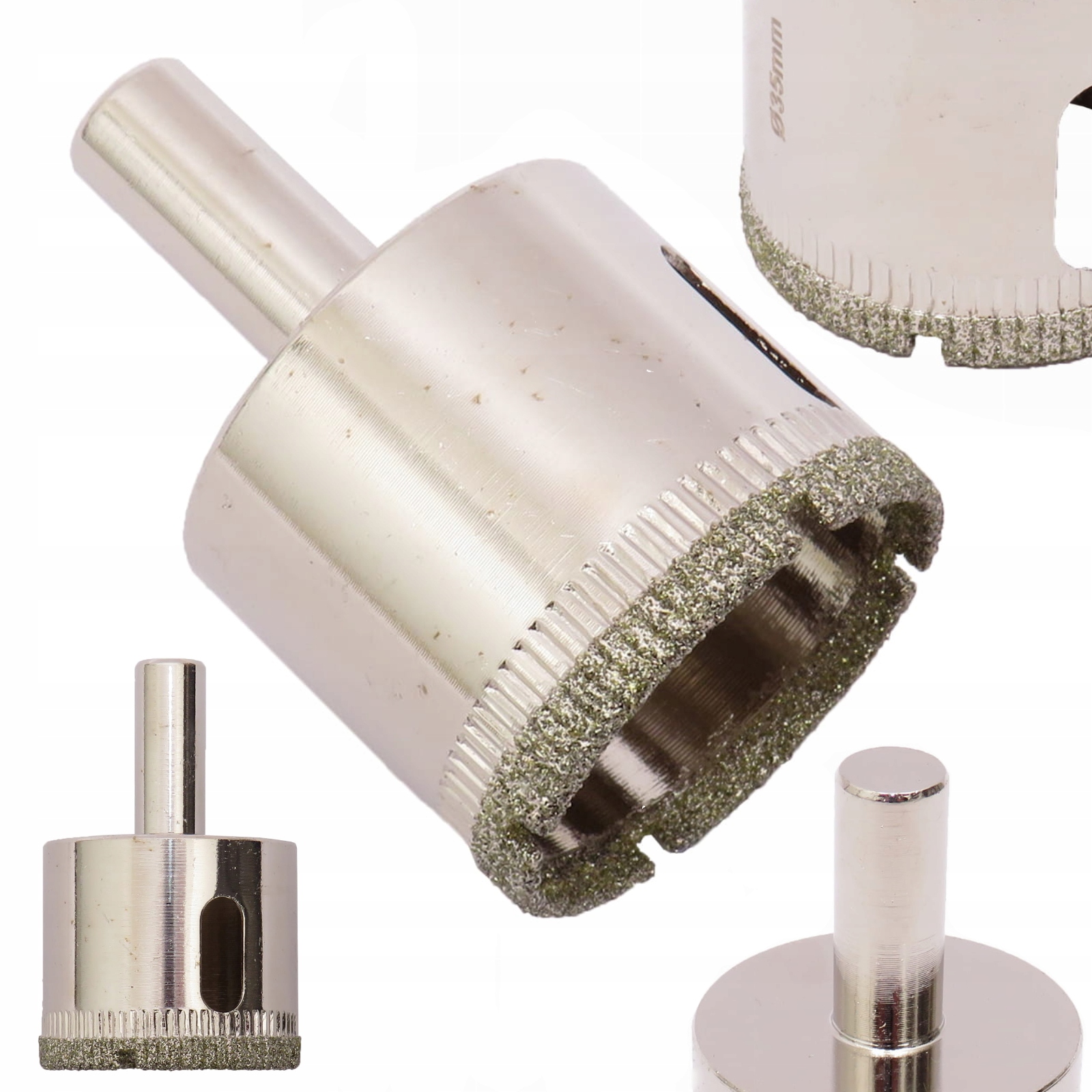 WIERTŁO OTWORNICA DIAMENTOWA 35 mm DO GRESU PŁYTEK SZKŁA KRAFT