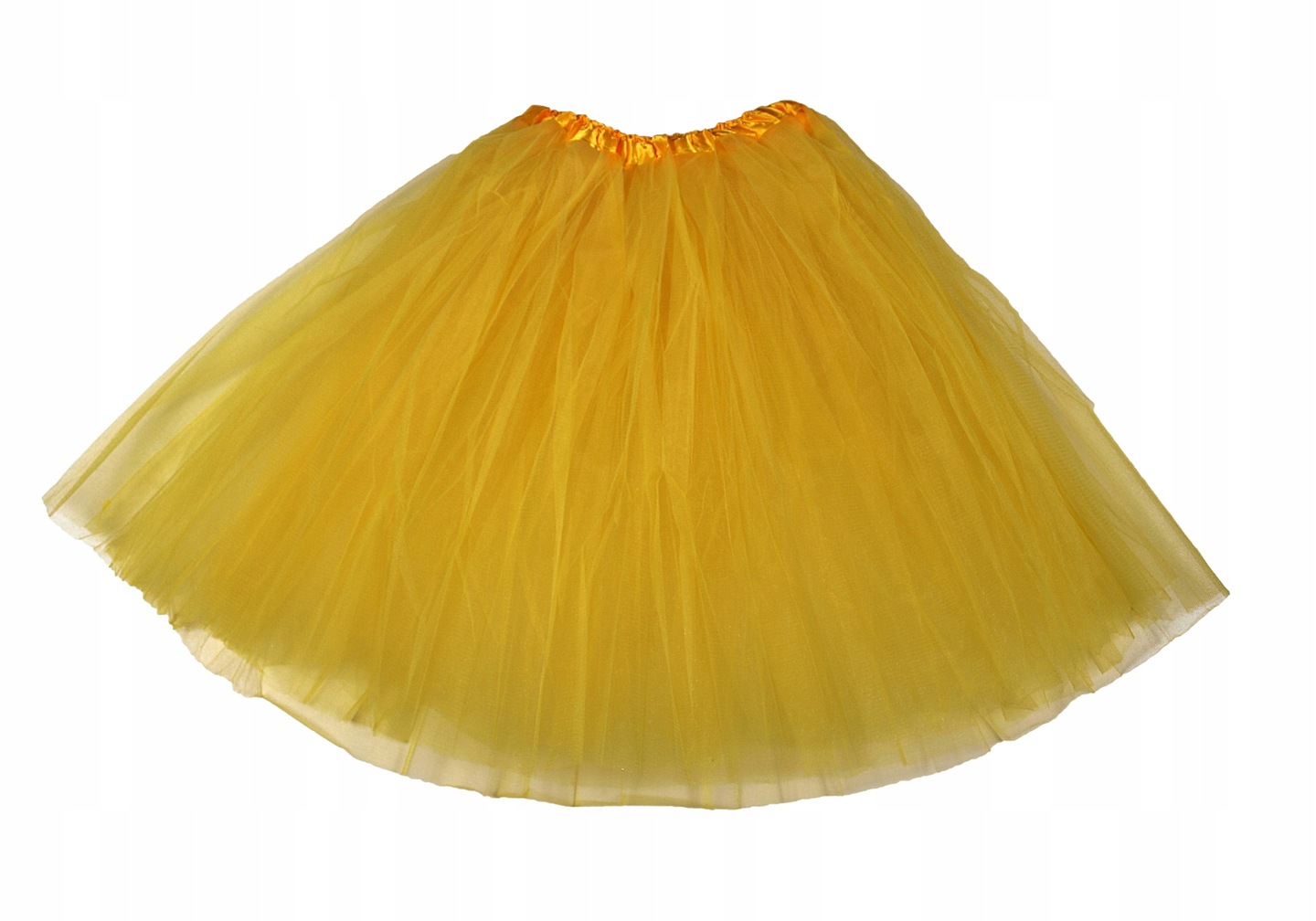 SPÓDNICZKA TIULOWA SPÓDNICA KOLORY 50cm ŻÓŁTA