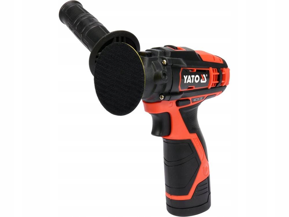 POLERKA AKU 12V 2AH 1H 80MM 2 BIEGI YATO Zasilanie akumulatorowe