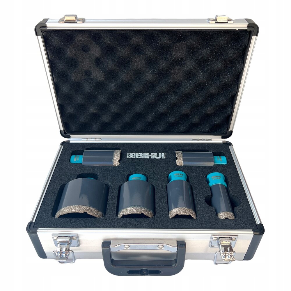 BIHUI ZESTAW OTWORNIC WIERTEŁ DIAMENTOWYCH DO GRESU 6EL. DBDMS6