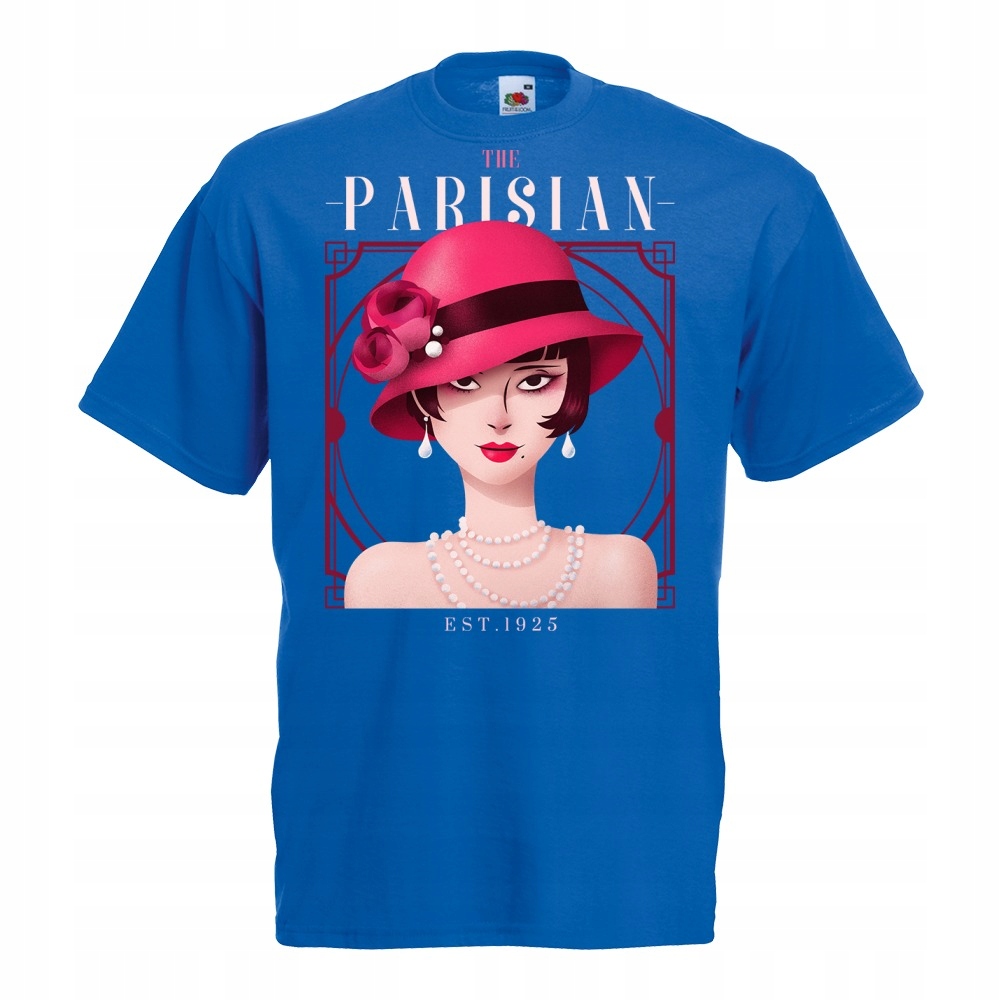 

Koszulka parisian paryżanka Paryż M niebieska