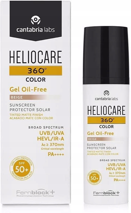 Heliocare (gel Bez Oleje) Spf 50 360° Color (gel Bez Oleje) 50 ML Odstín: Be