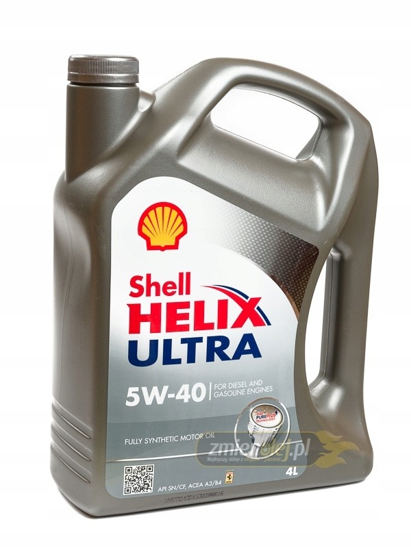 SHELL OIL 5W40 4L HELIX ULTRA SN / 502.00 505.00 / 229.5 226.5 / A40 / RN0