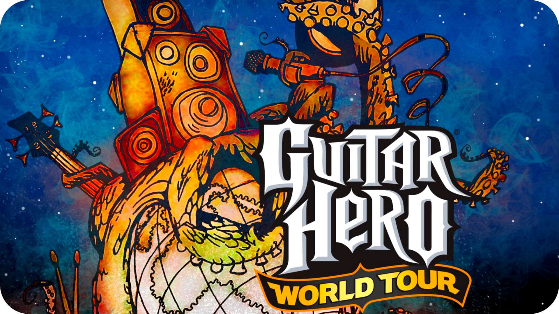 gra na gitarę PS3 GUITAR HERO WORLD TOUR graj NAJWIĘKSZE Hity ROCKA Platforma PS3