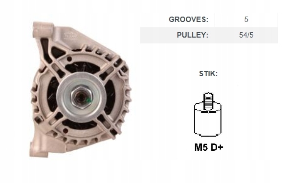 ALTERNATOR FIAT PANDA BRAVO GRANDE PUNTO 1.2 / 1.4