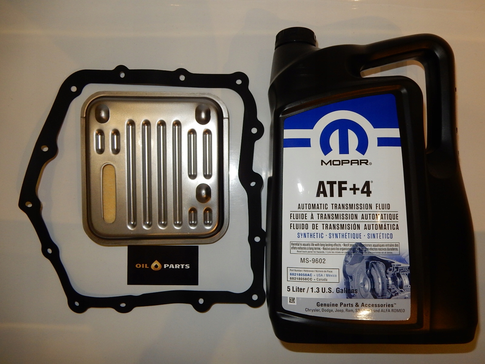 Olej Mopar ATF+4 5L Filtr A604 Chrysler Voyager 1996-2008 Serwisówka