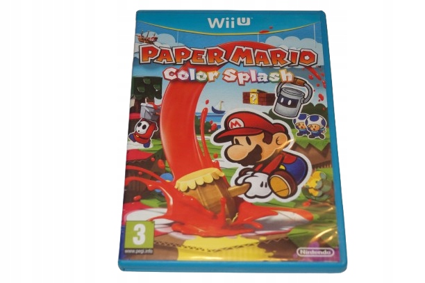 Paper Mario Color Splash Nintendo Wii U Nintendo Wii U pudełkowa