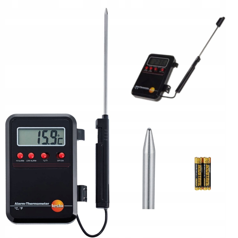 

Termometr elektroniczny Testo Mini z alarmem