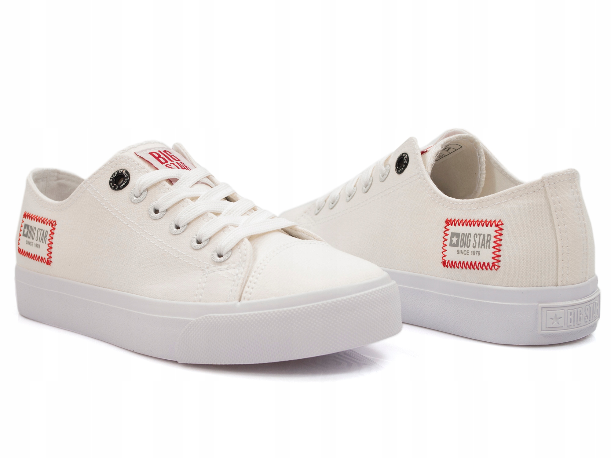 

Białe trampki Big Star HH274131 tekstylne buty