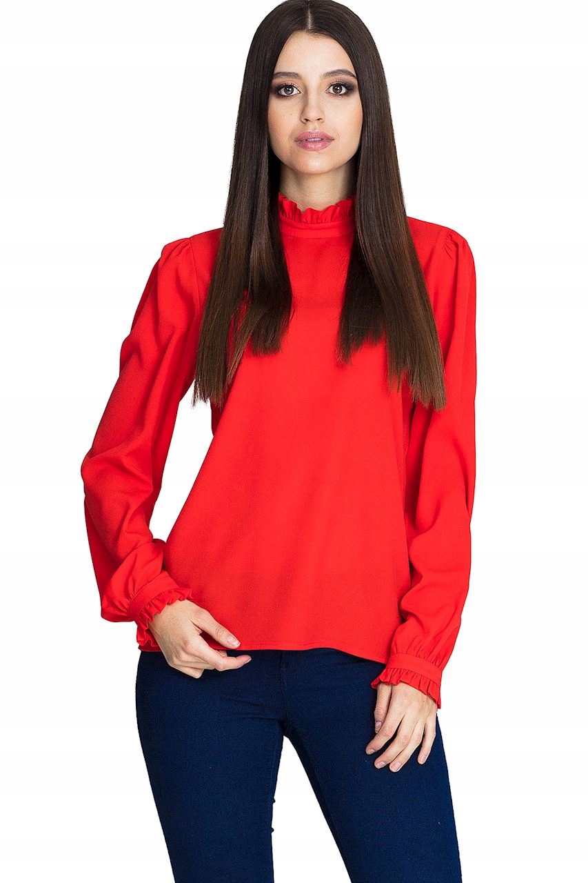 

Figl Bluzka M595 ~L~ Damskie Czerwony