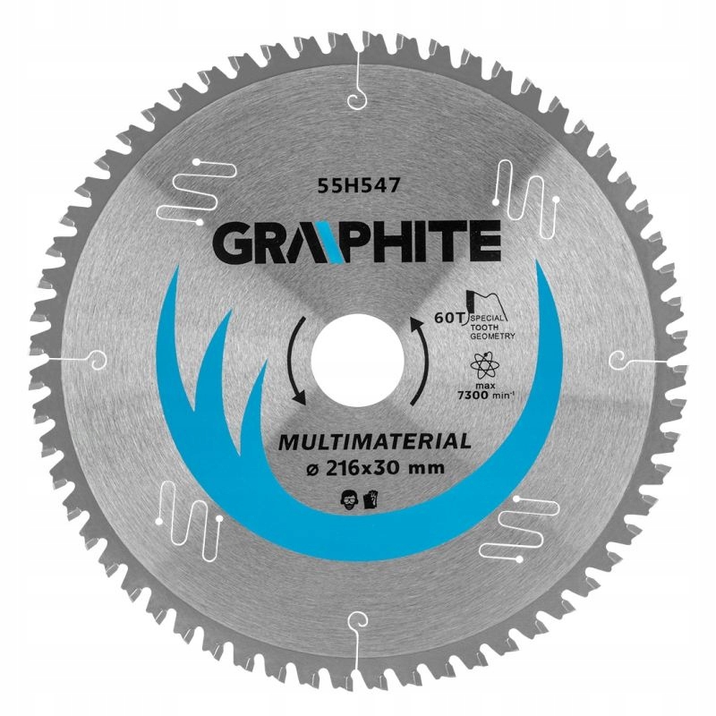 Kotouč pro pilu vidlicový 216 x 30 mm 60T Uni 55H547