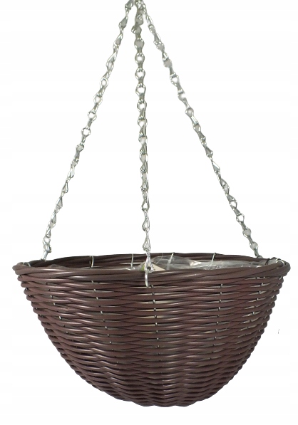 

Doniczka Wiklinowa Wisząca folia Gardenic 30x15
