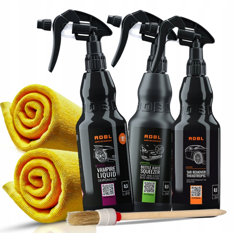 Adbl Zestaw do dekontaminacji lakieru 3× 500ml