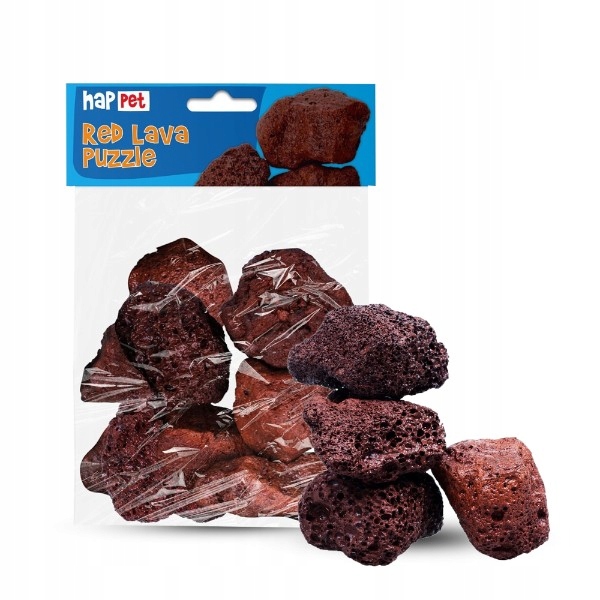 Lawa Czerwona Skała Kamień do akwarium 0,5kg