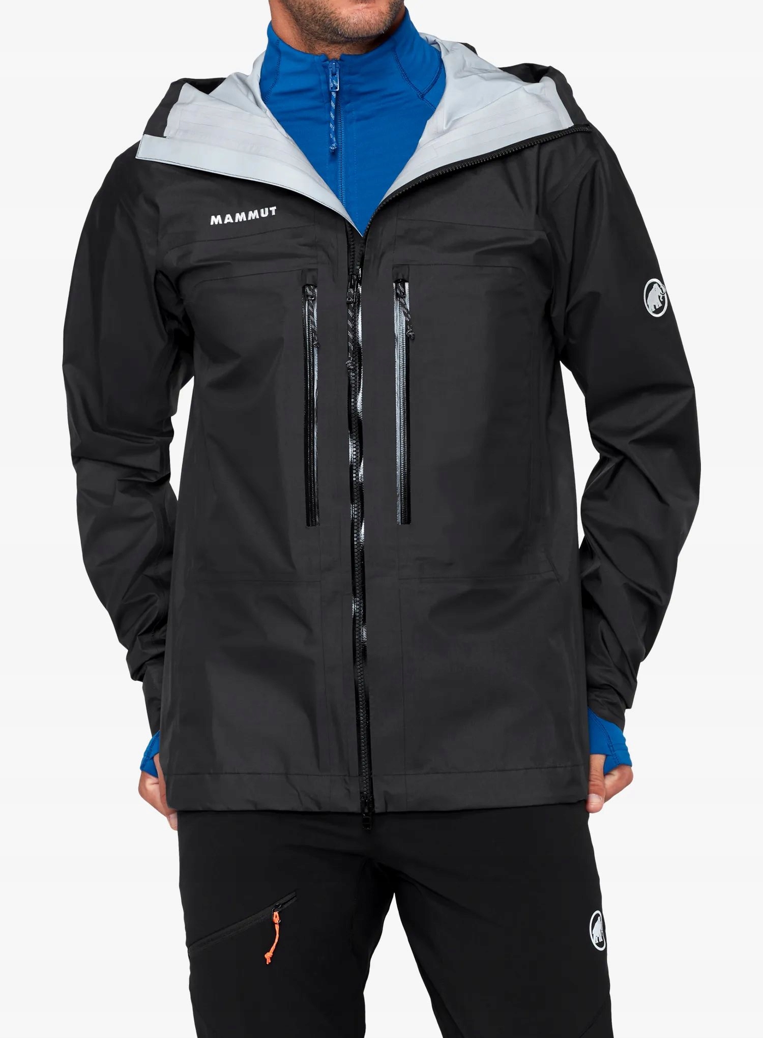 Bunda s membránou Mammut Taiss Light Hs Hooded Jacket černá M