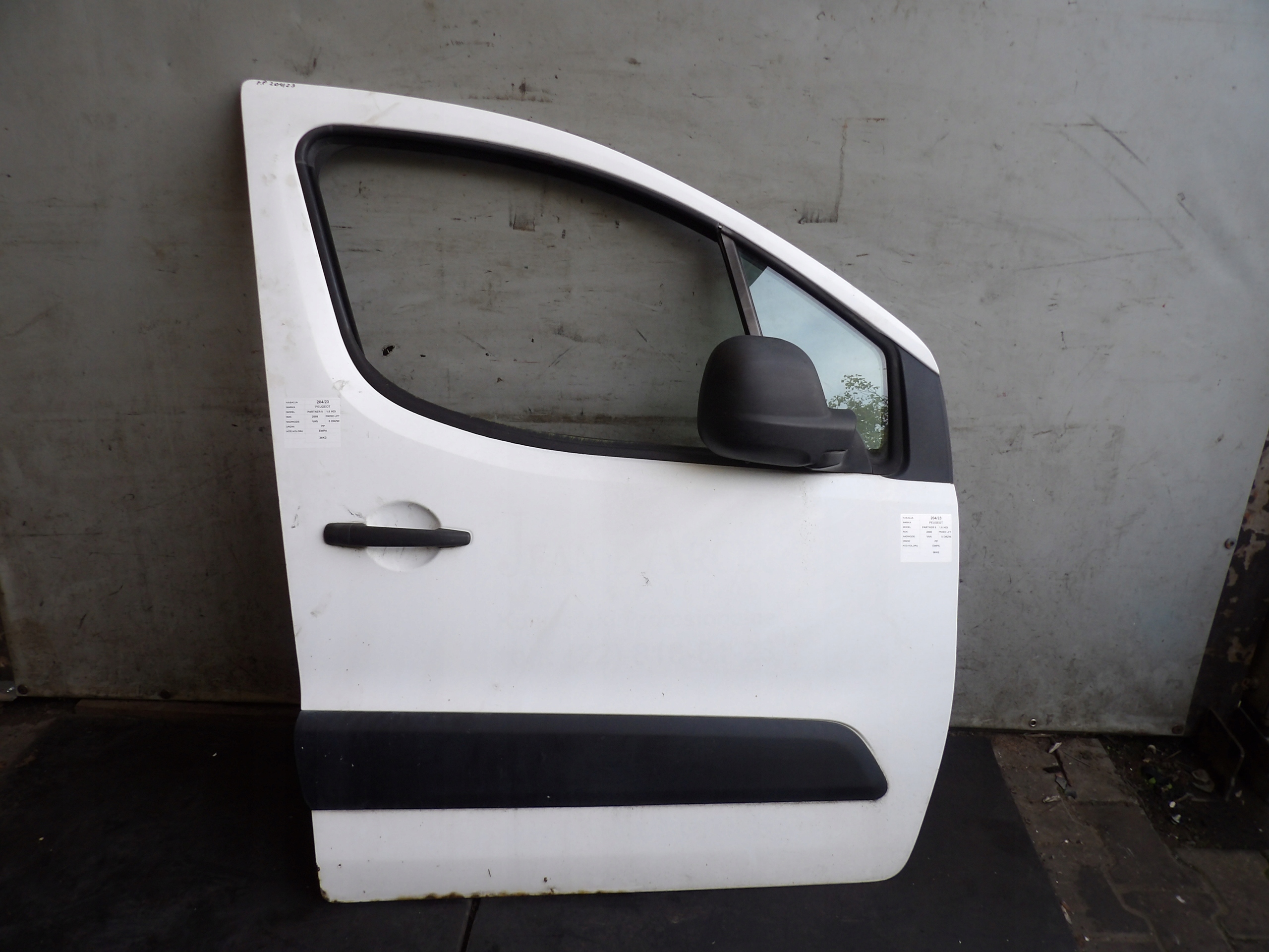 door front right Peugeot Partner II lak. EWPA