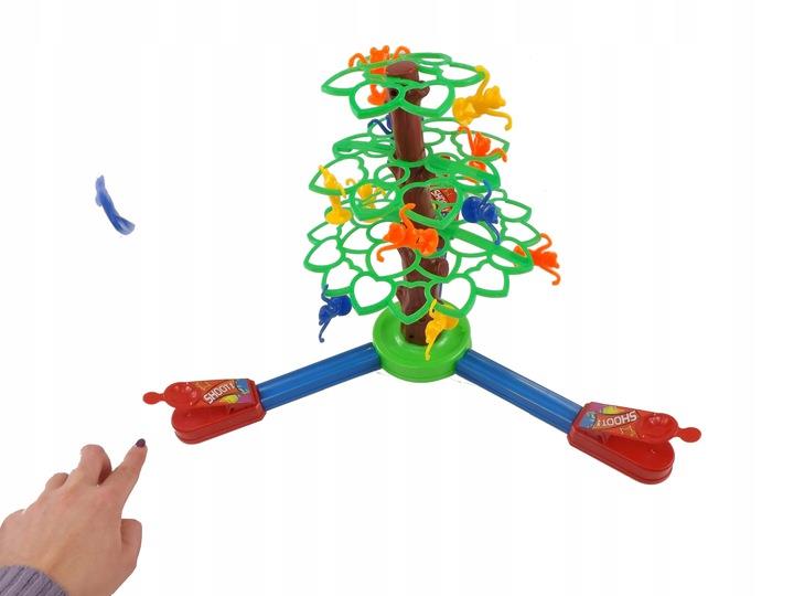 GRA EDUKACYJNA DLA DZIEICI ŻABKI SKACZĄCE SPADAJĄCE ZRĘCZNOŚCIOWA Marka Tobbi-Toys