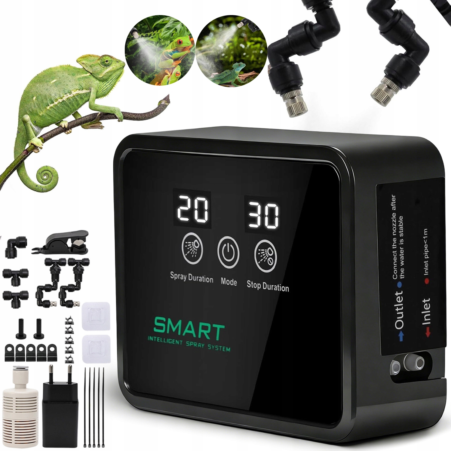Levně Smart Zavlažovač Do Terária S Časovačem Pro Plazy Agama Gekon