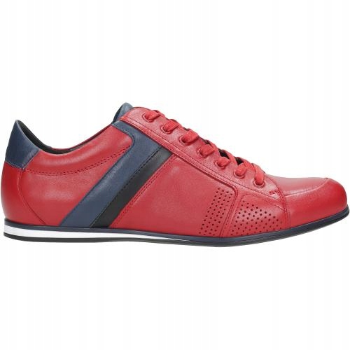 

Buty Wojas Półbuty męskie skóra czerwone r. 41