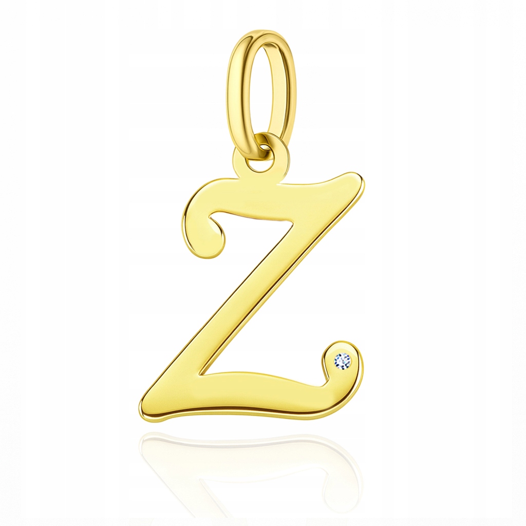 Zlatý Přívěsek S Briliantem PR.585 Písmeno S
