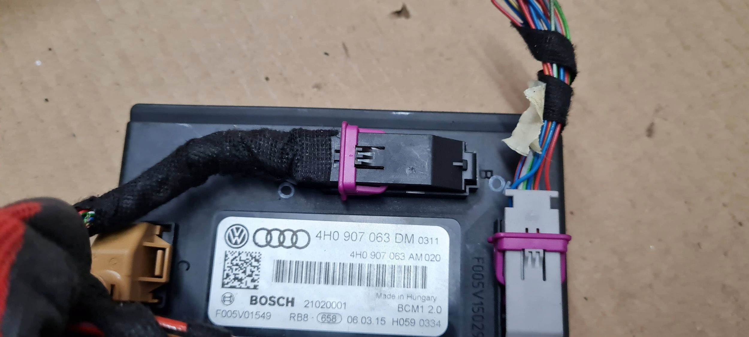 S6 C7 4G LIFT A6 module control unit KOMFORTU 4H0907063DM S7 4G A7
