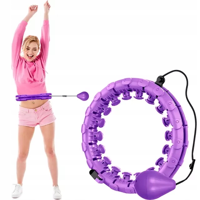HULA HOP ODCHUDZAJĄCE Z OBCIĄŻENIEM WYPUSTKAMI FIT Średnica 50 cm