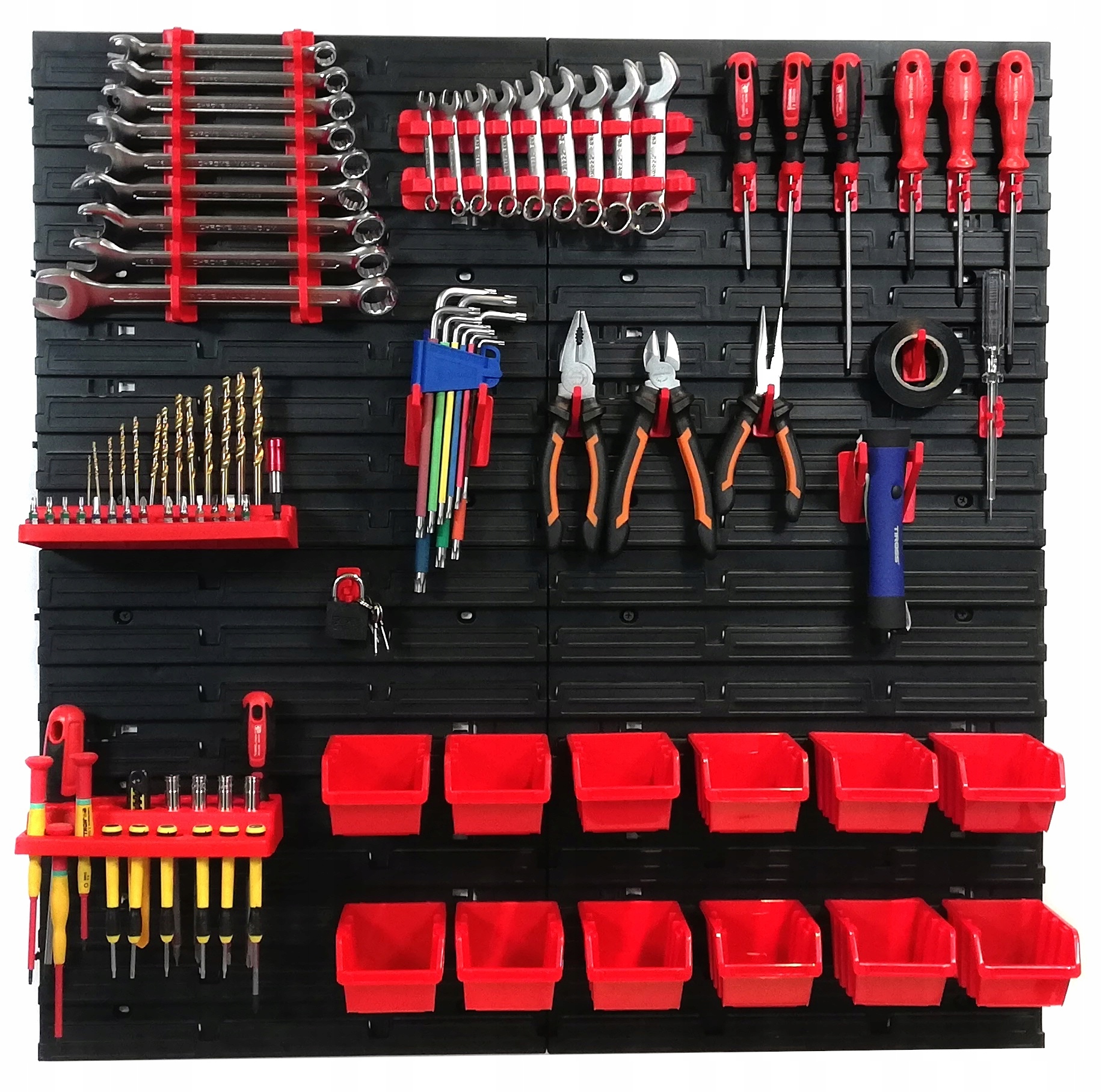 TABLICA NARZĘDZIOWA 80x80cm SZUFLADKI MODUŁOWE Kod producenta NKOR021/416