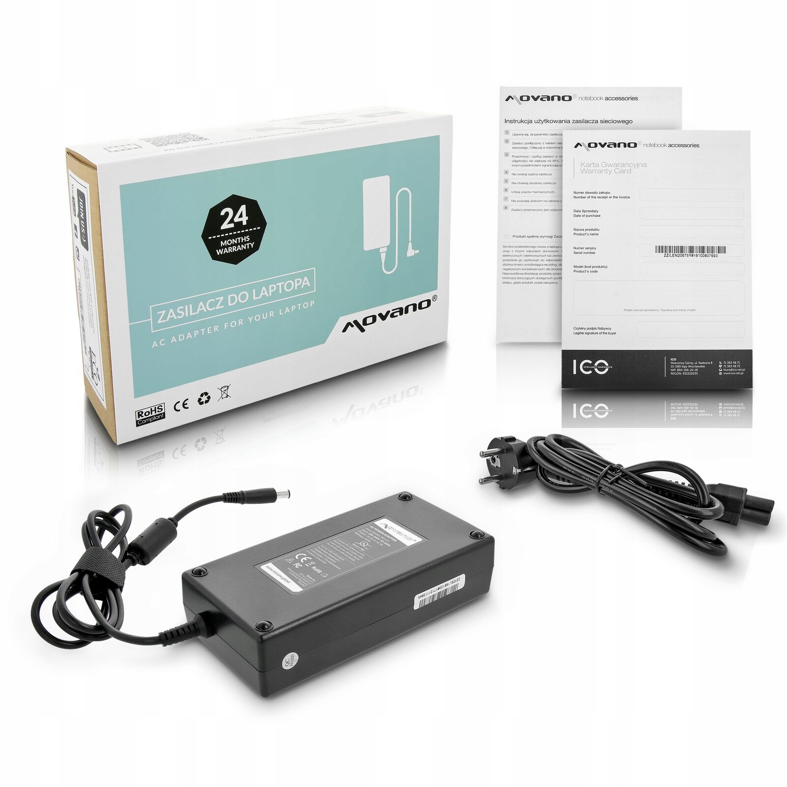 

Zasilacz ładowarka do Dell 19,5V 12,3A