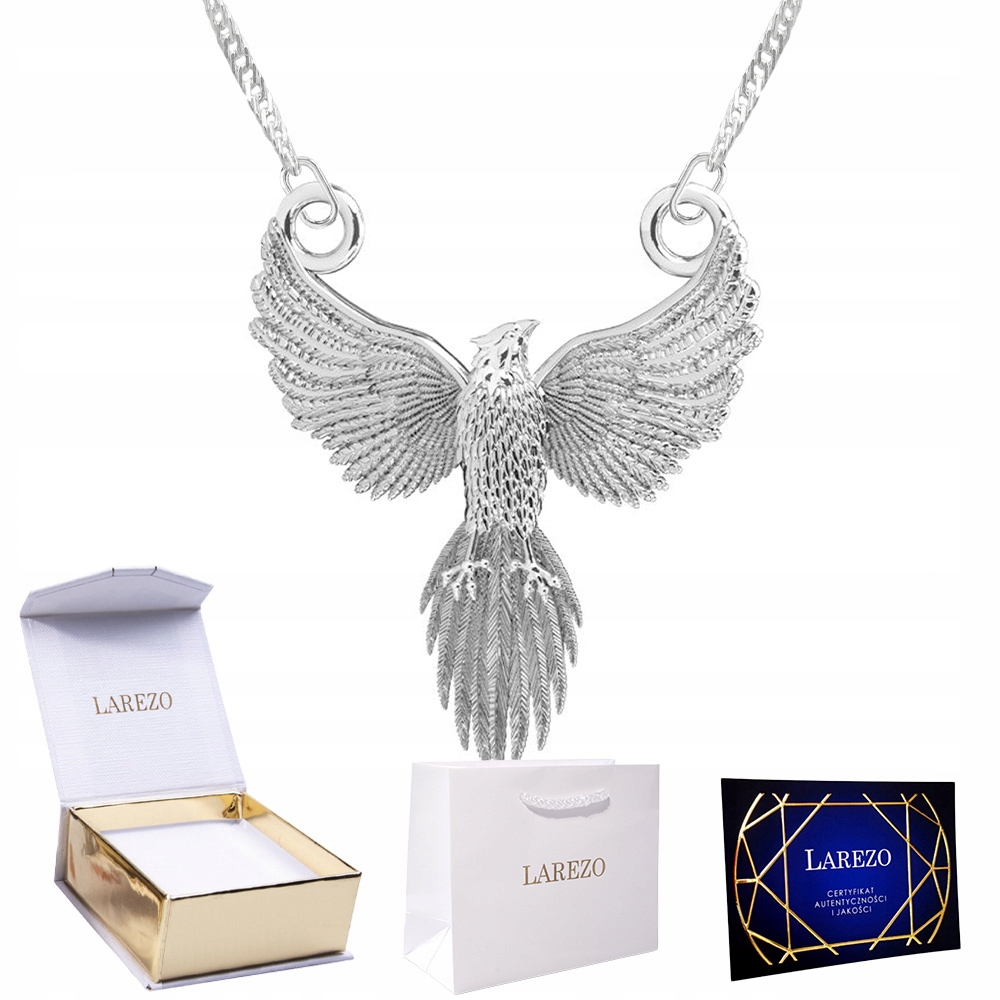 

Naszyjnik srebrny łańcuszek 925 Feniks