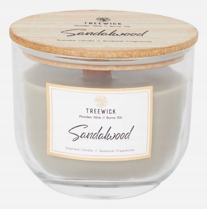 

Świeca parafinowa Sandalwood TreeWick 1 szt.