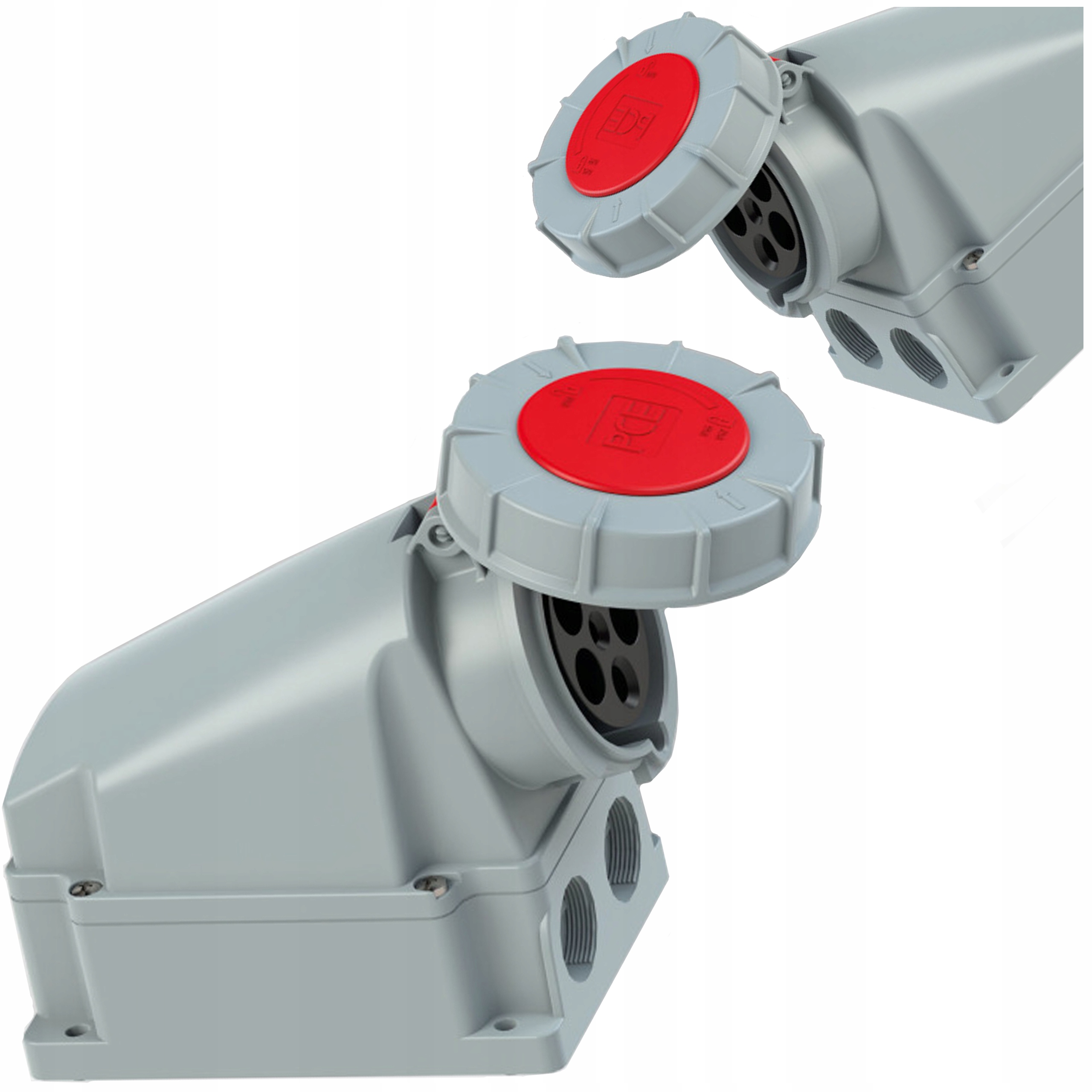 Pevná silová zásuvka GS635 63A 5P 400V 6h IP67 Pce