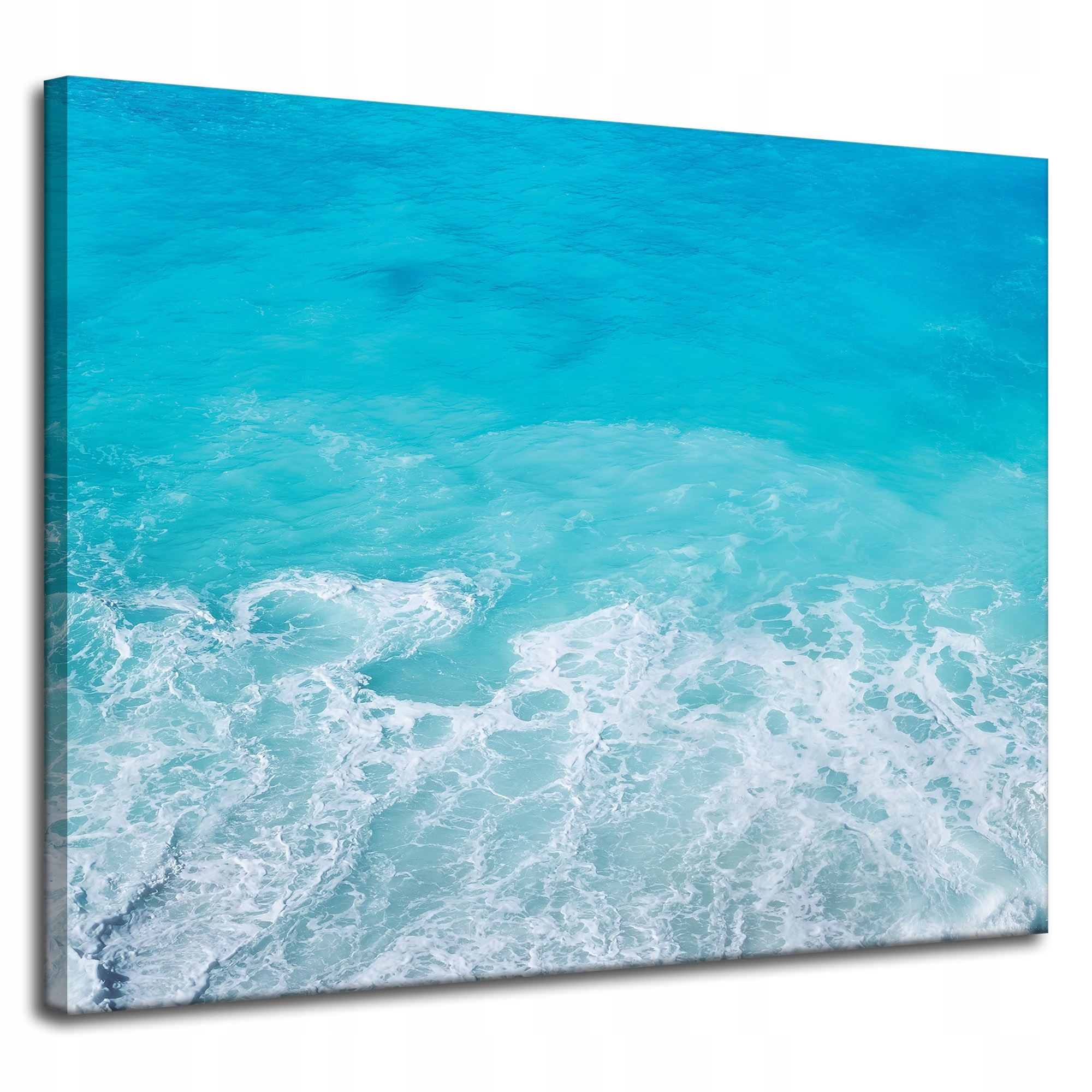 Obraz na plátně Pěna na moři Vlny Voda 100x80 cm Ideální jako dárek