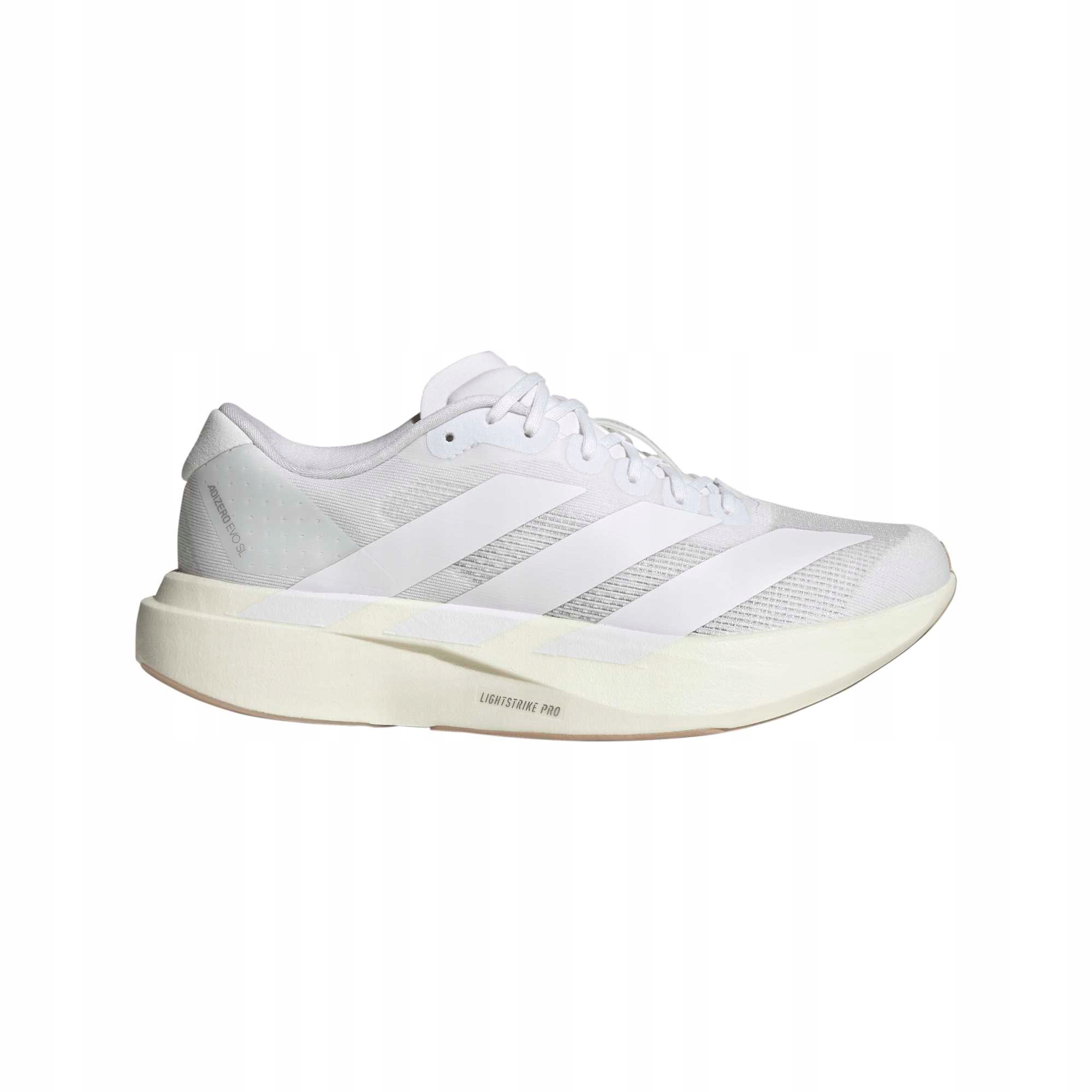 Buty damskie do biegania adidas Adizero Evo Sl KI9440 białe trening 38 2/3