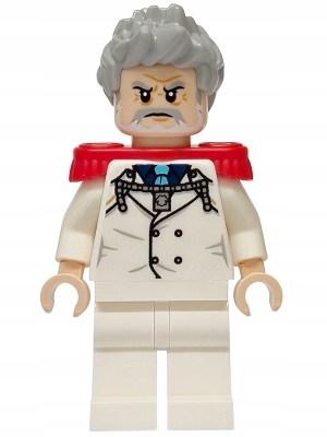 Lego One Piece Minifigurka op021 Garp Námořní viceadmirál