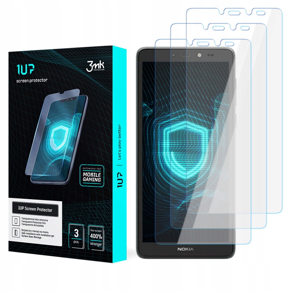 3x Fólie 3mk 1UP pro Nokia C2 2nd Edition