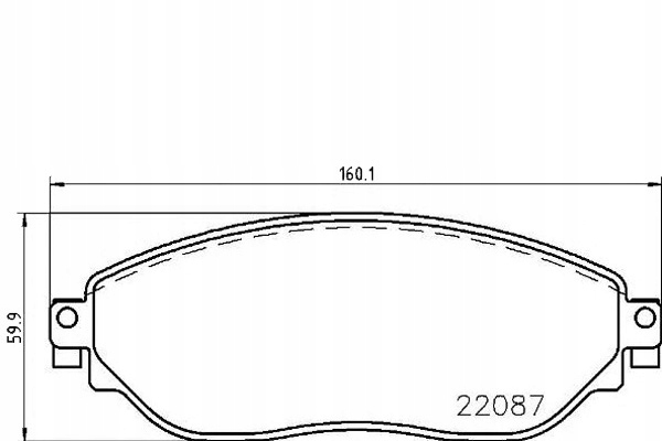 Brembo Brzdové Destičky Renault Trafic 14- Přední Asistent řidiče #28