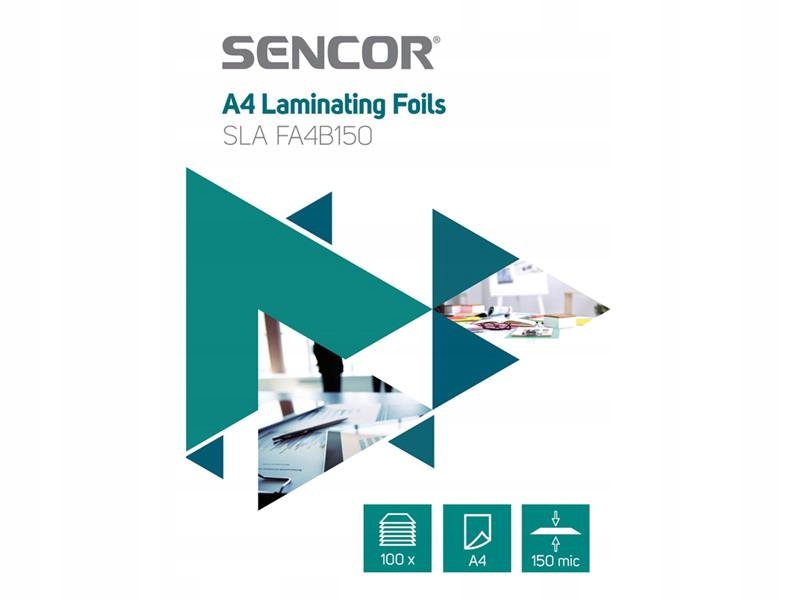 Folia laminacyjna SENCOR SLA FA4B150 A4 150mic 100 szt.