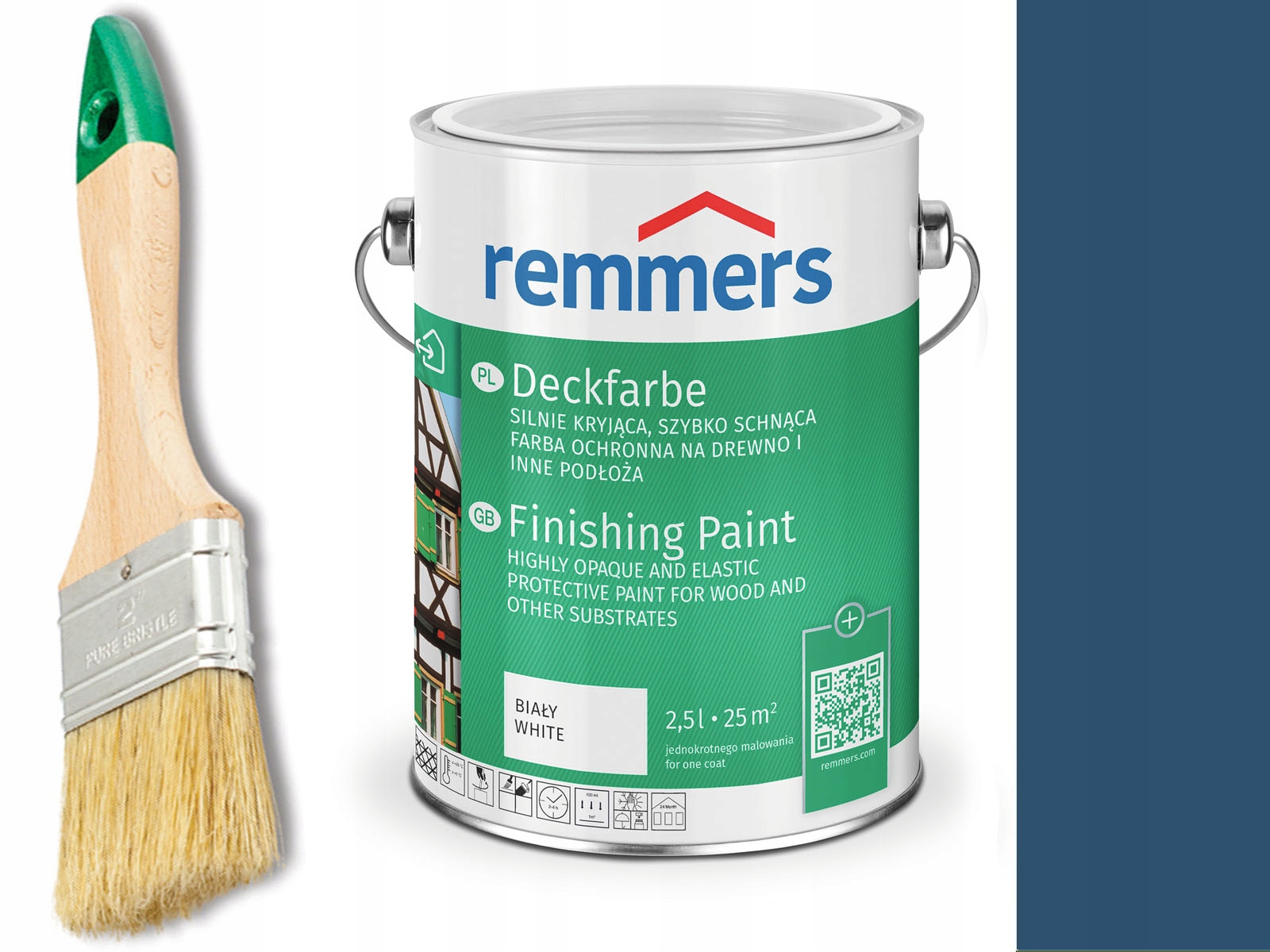 

Remmers Farba do drzwi mebli Błękit Królewski 2,5L