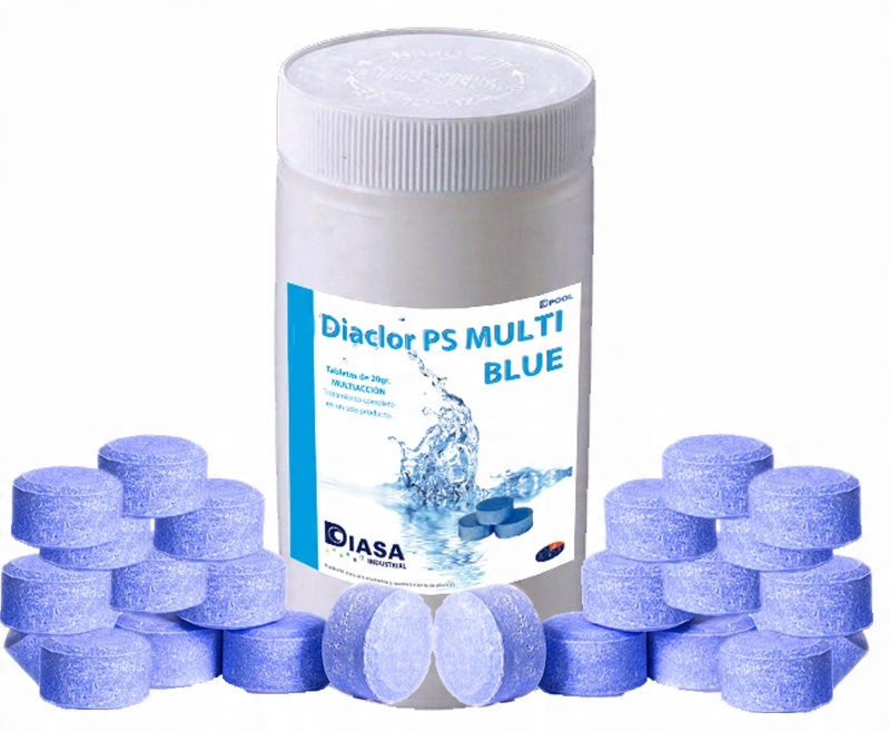 

Diaclor Chlor Do Basenu Tabletki Multi Blu 20g 1kg