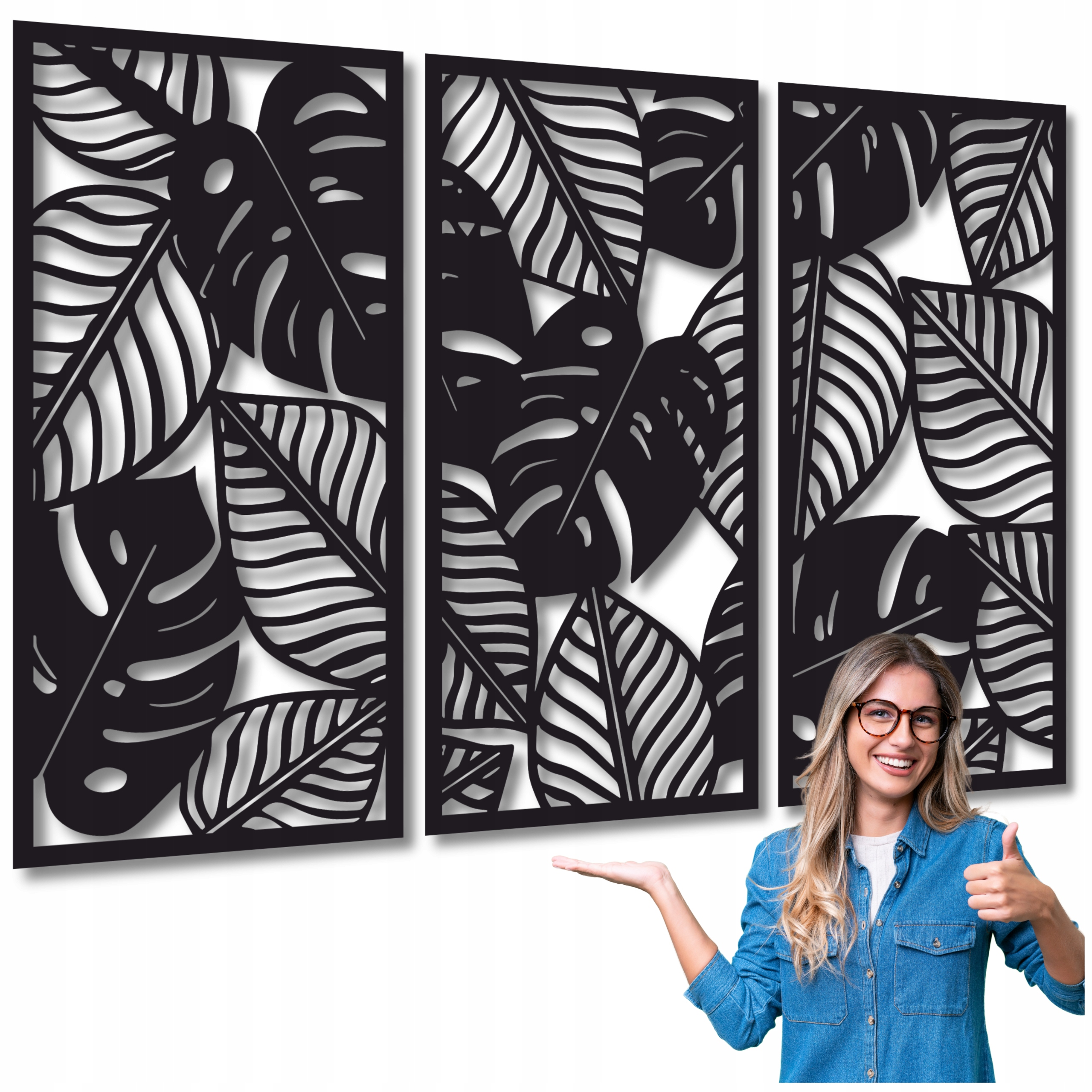 Ažurový Obraz 120 cm Obrazy Do Obývacího Pokoje Obraz Na Zeď Dekorace Monstera