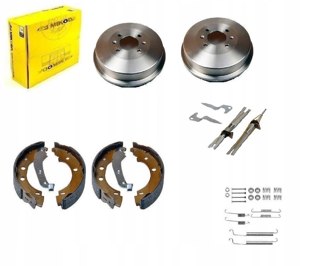 Kotouče Čelisti Bmw 3 E46 Zadní Sada Plné
